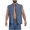 Blue, variant on Wyobmus Mens Linen Vests Lightweight Gym Workout Zip Up Shirts Moisture Wicking Sports Sleeveless Jacket Vests Olive Green