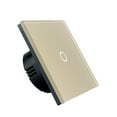 thumbnail image 2 of 2x Interruptor de pantalla táctil de lámpara de cristal práctica estándar del 1 2 vías Yuyangstore Interruptor de luz táctil inteligente, 2 of 5