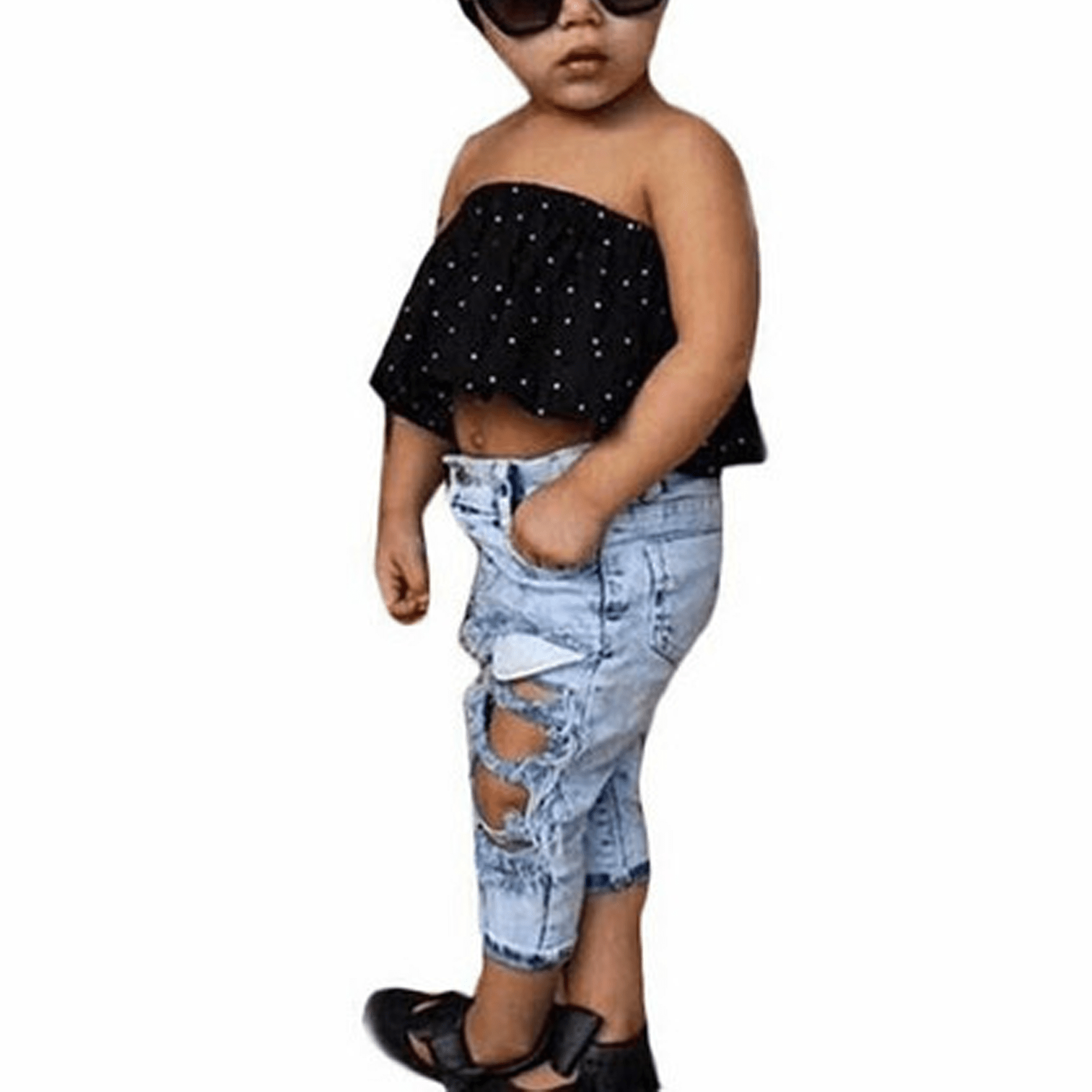kids top jeans