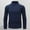 Dark Blue, variant on DAFPZW Compression Long Sleeve Shirt Men Quarter Zip - Mens Workout Gym T-Shirt Quick Dry Athletic Base Layer Sport Undershirt