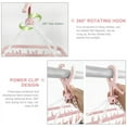 thumbnail image 6 of Amerteer Foldable Clip and Drip Hanger, Socks Hanger Underwear Hanger with 32 Clothespins & Wind-Proof Hook, Hanger for Drying Towels, Bras, Baby Clothes, Plastic Laundry Sock Drying Hanger, 6 of 6