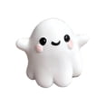 thumbnail image 3 of Estatua de fantasma de Halloween, pequeña colección de arte de resina, adorno divertido y moderno, escultura pequeña y espeluznante para centro de, 3 of 9
