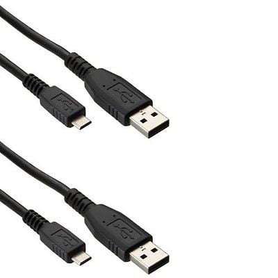 dienblad een Afwijzen 2 PACK 6ft USB Charging Cable for PS4 DualShock 4 Playstation 4 Controller  New~ - Walmart.com