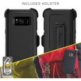 thumbnail image 3 of OtterBOX Defender Series Screenless Edition for Samsung Galaxy S8 - Retail Packaging - Black, 3 of 5
