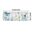 thumbnail image 3 of Wildflower Butterfly Vertical Watercolor Kitchen Curtain,Short Panel Window Valance for Sink,Breakfast Nook,Home Decor, 3 of 5