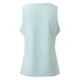 thumbnail image 7 of Beach Vacation Clothes for Women Camisoles with Support Women 9 10 Casual Summer Top Bra Shelf Top plus Blouse Dressy Bodysuit for Bohemian Shirt Button up Summer Sexy V Light Blue M, 7 of 7