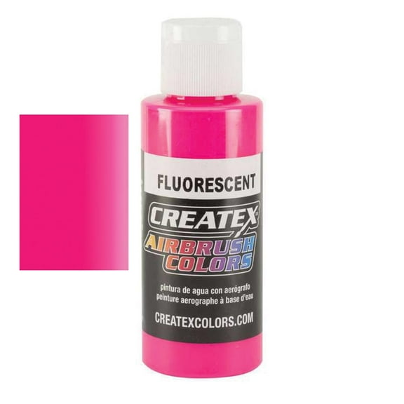 Createx Airbrush Paint 4oz Fluorescent Hot Pink