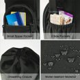 thumbnail image 6 of Water Bottle Carrier Bag, Water Bottle Holder with Adjustable Shoulder Strap Fits 40oz, Waterproof Scratchproof Thermal Water Bottle Holder with Phone Pocket for Hiking Camping Travelling, 6 of 6