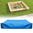 thumbnail image 2 of Cubierta para caja de arena con cordón, cubierta cuadrada a prueba de polvo para caja de arena para playa, piscina impermeable para pozo de arena (negro-120*120cm) Rojo Verde Cocina, Decoración y Otros, 2 of 5