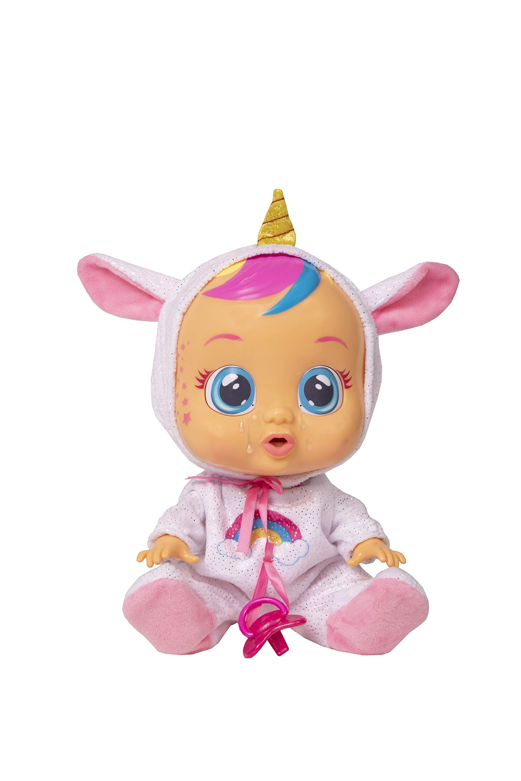 Cry Babies Dreamy the Unicorn Baby Doll 12 in Pink Walmart