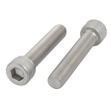 

Unique Bargains M10x50mm 1mm Pitch 304 Stainless Steel Hex Socket Head Cap Screws Bolts 2pcs