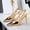 Champagne, variant on 2026 European and American style party high-heeled shoes for women, shallow cut, sexy stiletto heels, back strap, pointed toe, elegant single shoes