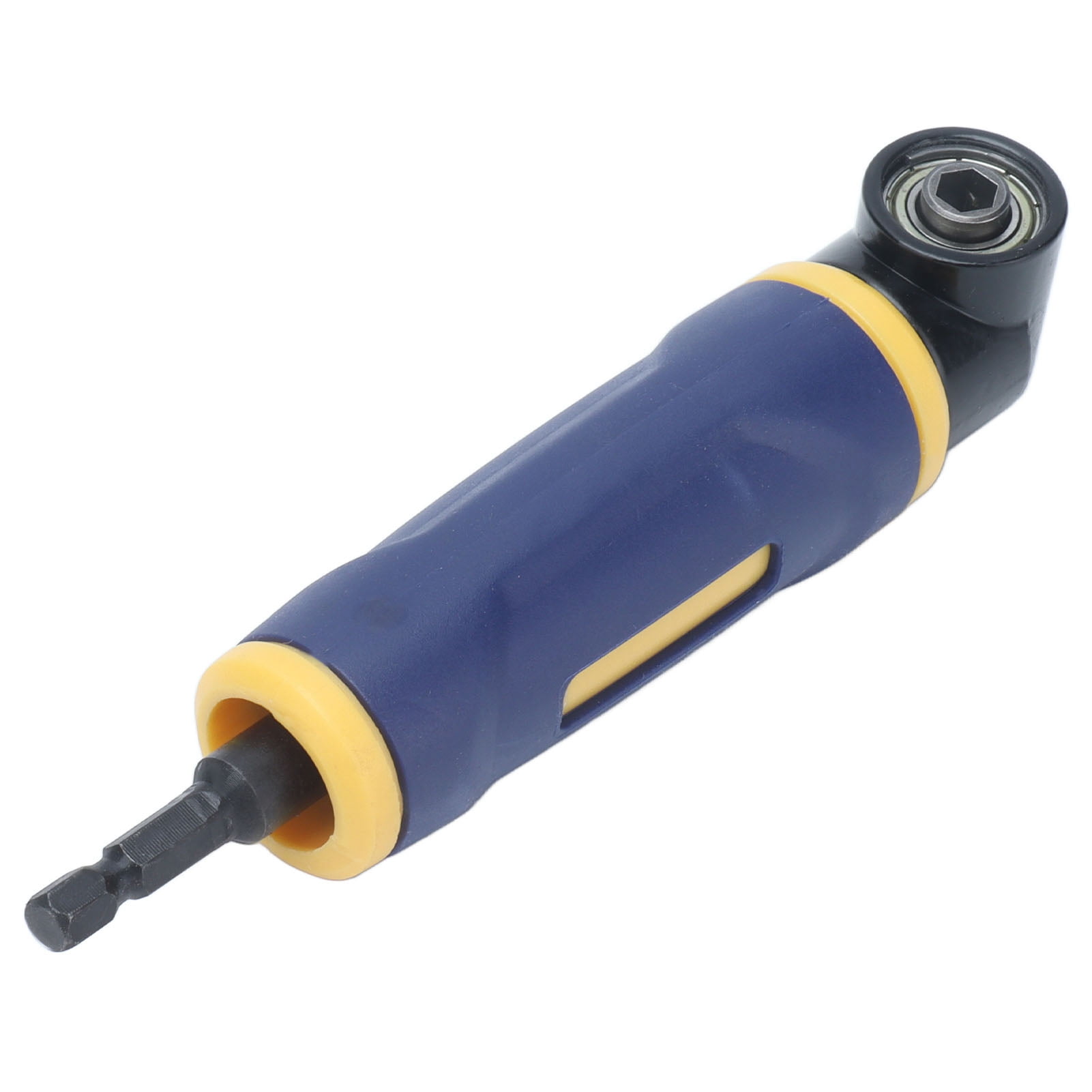 Right Angles Drills Driver, Powerful Magnet Cordless 1/4in Hex Handle Right Angle Drill Adaptor Professional  For Woodworking Tool