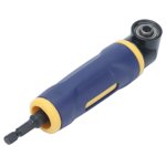 Right Angles Drills Driver, Compact Right Angle Drill Adaptor Yellow Blue Professional Cordless For Woodworking Tool