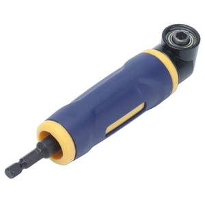 Right Angles Drills Driver, Powerful Magnet Cordless 1/4in Hex Handle Right Angle Drill Adaptor Professional  For Woodworking Tool