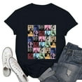 thumbnail image 1 of TayIor Sw1ft Chemises, Tyler Sw1ft Merch, Tyler Sw1ft, Mode Décontractée Imprimée Col Rond Manches Courtes Chemises Blouse Femme Graphique Amateur de Musique TKFASHION Rouge G, 1 of 7