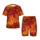 thumbnail image 1 of Balery Autumn Leaf Conjunto de Pijama Infantil de Manga Corta con Estampado – Ropa de Dormir de Algodón Suave-Large, 1 of 6