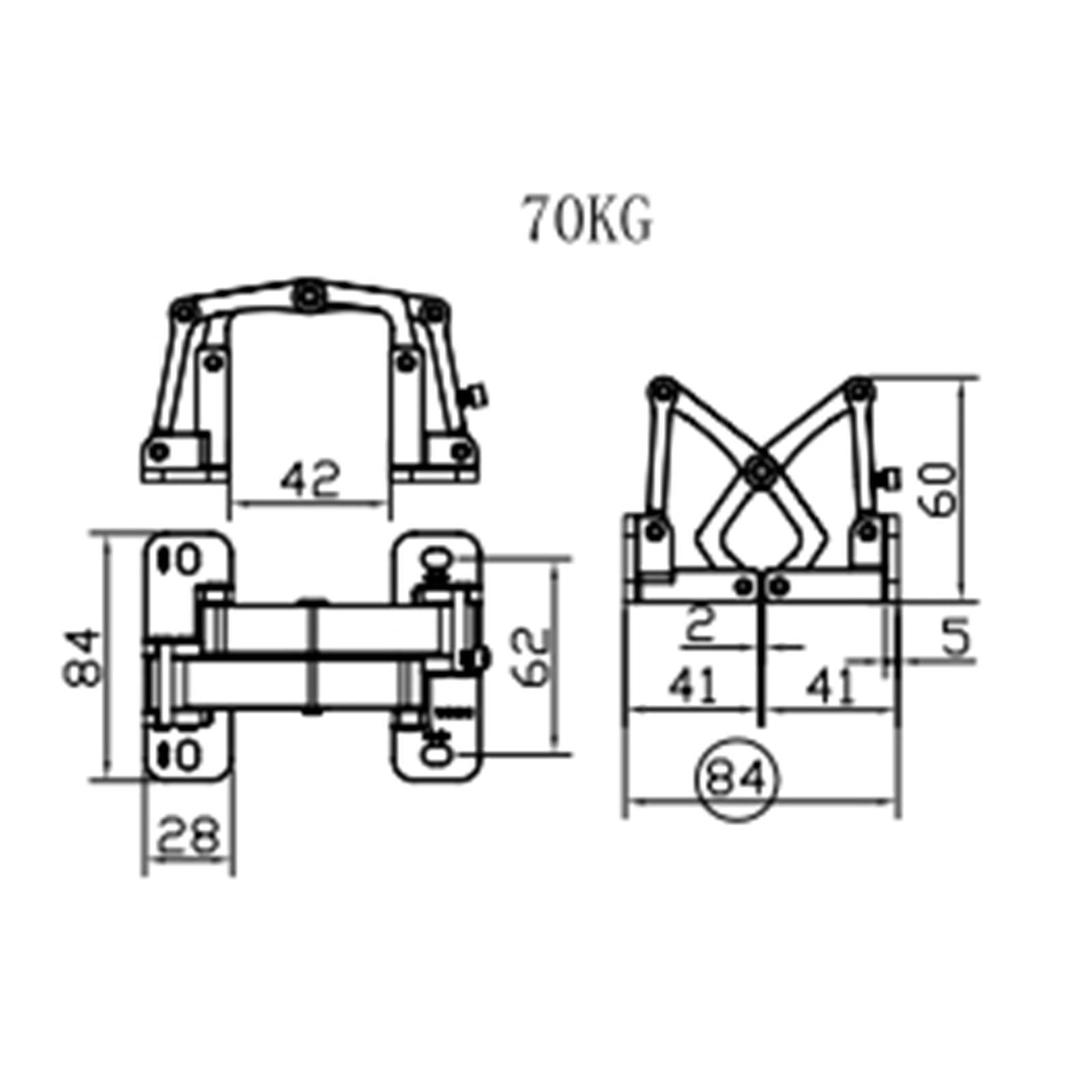 Invisible Stone Door Hinge Concealed Door Hardware Stainless Steel Heavy Duty for Thick Stone Doors Fence Gates