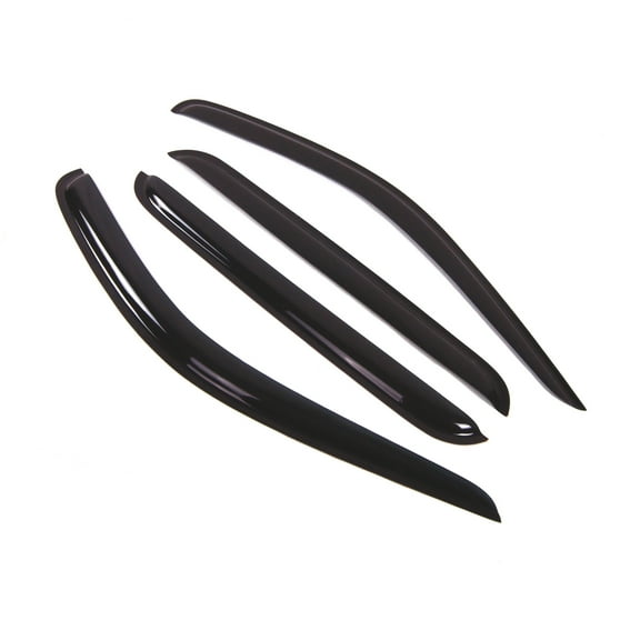 Tuningpros WD2-117 Outside Mount Window Visor Deflector Rain Guard Dark Smoke 4 Pcs Set For 1998-2003 Dodge Durango