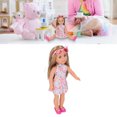 thumbnail image 4 of Vinyl Girl Doll, Stylish Girl Doll 15 Inch Game Props For Holiday Party, 4 of 8