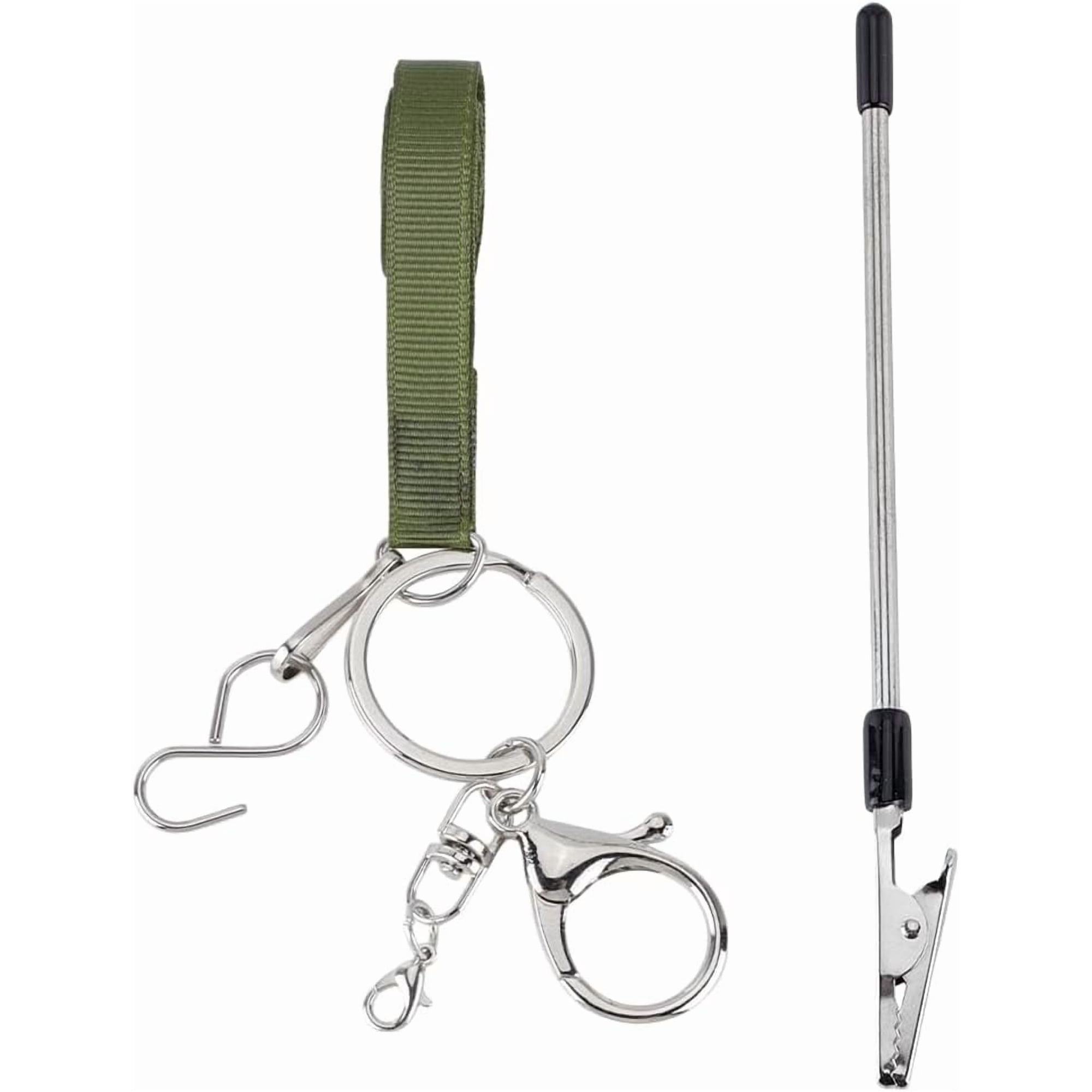 1set 304 Stainless Steel Dress Zipper Helper Zipper Puller Zip with Hook and Clasp & 201 Stainless Steel Jewelry Helper Tool Stainless Steel color 730mm
