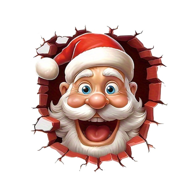 Adhesivos Decorativos Navideños Para Paredes Adhesivos Grandes Y Removibles De Papá Noel Adhesivos Decorativos Diy Para Navidad Hogar Para Invierno Navidad Fiestas De Invierno Suministros Para Fiest