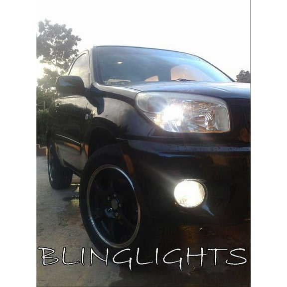 For Angel Eye Halo Fog Lights Lamps Kit for 2004 2005 Toyota Rav4