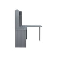 thumbnail image 4 of Techni Mobili - Table - avec hutch - en Forme de L - Gris - base Grise, 4 of 6