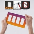 thumbnail image 4 of Sunset Shadow Switch Cover Decorative Wall Plate / 4-Gang Screwless / Standard Size 4.5x8 in, 4 of 5