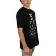 thumbnail image 2 of Everydaze My Birthday Mens Eye Chart Graphic T-Shirt, Black, Large, 2 of 4