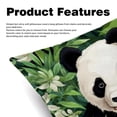 thumbnail image 2 of Panda Velvet Throw Pillow Covers Set of 2 | Unique Patterns in 16x16, 18x18, 20x20 Inches |for Home Decor and Gifts | Includes Pillow Inserts | Throw Pillow Inserts Included, 2 of 6