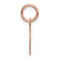 thumbnail image 2 of 14k Rose Gold Plain .011 Gauge Round Engraveable 10mm Disc Charm XRM134/11, 2 of 4