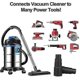 thumbnail image 4 of 4 Pcs Vacuum Cleaner Hose Adapter, Universal Vacuum Hose Reducer Hose Adaptor Kit For Vacuum Cleaner Hose Converter Accessory Hose Connector Vacuum Co, 4 of 5