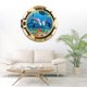 thumbnail image 3 of Under the Sea Ocean Fish 3D Window View Wall Stickers Undersea World Removable Wall Art Decals (5003), 3 of 3