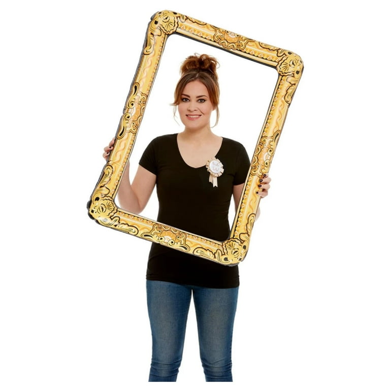 Inflatable Picture Frame Gold Moon Creations Costume Accessories One Size  Unisex Adult Fancy Dress Party Book Week Halloween - Walmart.com