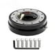 thumbnail image 2 of Quick Release Steering Wheel Kit Universal Racing Steering Wheel Quick Release Booster - Black (one Piece), 2 of 5