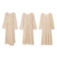 thumbnail image 3 of Vestido holgado de manga larga con bolsillos Vintage Plus Size Casual Boho Holiday Dress Romacci Vestido de mujer, 3 of 7