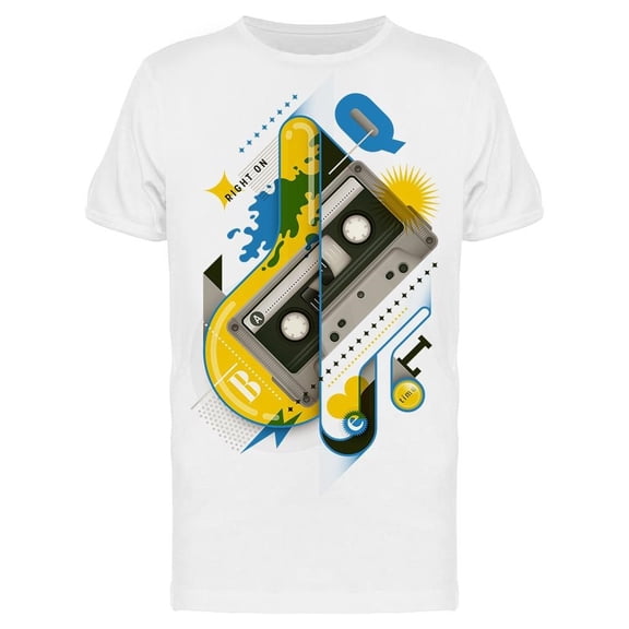 Abstract Compact Cassette Tee Men's -Image by Shutterstock