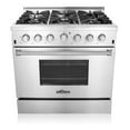 thumbnail image 2 of Thor HRG3618U 36 in. 6 Burner Gas Range Without Griddle, 2 of 5