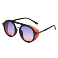 thumbnail image 2 of Lunettes de Soleil Polarisées Rondes Classiques pour Femmes et Hommes Rétro Mode Lunettes de Soleil Lunettes Lunettes de Soleil Femmes Lunettes Anti-Lumière Bleue pour Femme Orange, 2 of 3