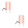 thumbnail image 3 of Naiovety Dispensador de agua, bomba de botella de agua recargable por USB, interruptor eléctrico para beber, accesorio para bomba Rosa 2piezas Naiovety CBP166056, 3 of 6