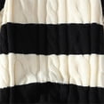 thumbnail image 4 of Male Autumn And Winter Crewneck Sweater Loose Thickened Warm Sweater Striped Knit Sweater, 4 of 5