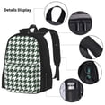 thumbnail image 3 of Pofeuu Scottish Checkered Print Backpack Travel Backpacks With Lunch Bag Pencil Bag Set 3 pcs Set Cartoon Backpack, 3 of 7