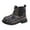 Black, variant on GJSYRH Girls Ankle Boots Mesh Lace Up Ankle Boots Lightweight Comfortable Everyday Wear Flexible Sole Design White 6.5