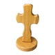 thumbnail image 3 of Adorno de cruz de madera con base de Jesús, Santa Cruz, arte decorativo, colección, regalo Base redonda, 3 of 8