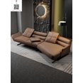 thumbnail image 3 of High Quality Minimalist Leather Sofa Nordic Living Room Special-shaped Big Corner Feather Light Luxury Customizable Sofa My Lux Decor Round, 3 of 7