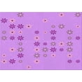 thumbnail image 1 of Ahgly Company Machine Washable Indoor Rectangle Transitional Violet Purple Area Rugs, 8' x 10', 1 of 7