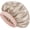 Champagne Pink, variant on Satin Silk Bonnet for Sleeping, Double Layer Silk Sleep Cap for Men & Women, Soft Satin Lined Bonnet for Curly Hair