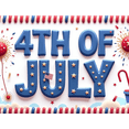 thumbnail image 4 of Decorative Design 4th of July Banner Patriotic Style Independence Day Party Decoration for Holiday Celebration Indoor Decoration Outdoor Event, 4 of 7