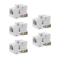 thumbnail image 4 of CAT5E Straight Through Module RJ45 Connector Information Socket Computer Coupler Cable Adapter Ethernet, 4 of 8